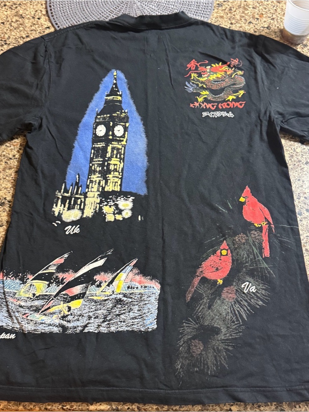 ICE CREAM Graphic Men’s Short Sleeve Shirt with Red